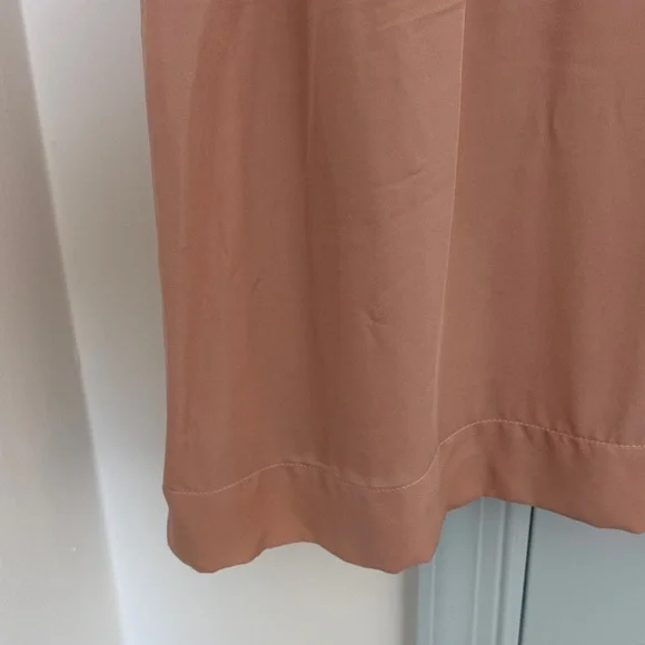 Women’s Satin Slip Dress in Blush Pink - Picture 5 of 16